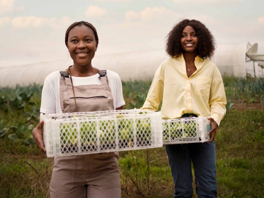 front-view-smiley-women-working-together